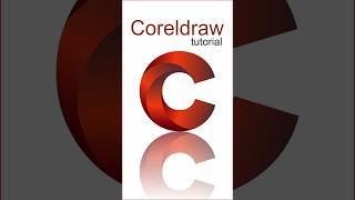 Coreldraw Tutorial convert C letter to 3d Design Tips  #coreldrawtutorial #logodesign