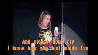 Guns N' Roses - Don't Cry (Videoke with Backing Vocals)