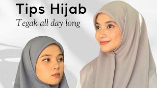 Tips Hijab Tegak all day long  #trending #hijab #fashion #viral