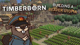 Making my BEAVER SERVANTS Build my City in TIMBERBORN - Full VOD