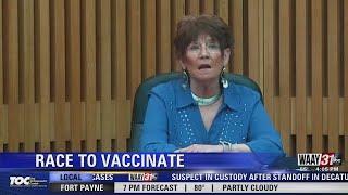 Alabama Public Health Officer in Morgan County says Covid-19 a war between vaccinated, unvaccinated