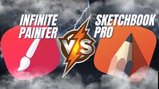 Samsung Galaxy Tab S7 | Infinite Painter vs Sketchbook Pro