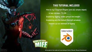 Warcraft art with Blender 04: Custom Rigging