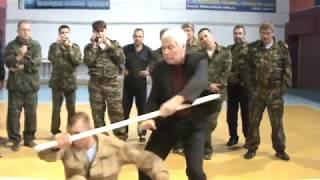 Русский рукопашный бой, Russian hand to hand combat..Система Кадочникова  защита от удара палкой ч3