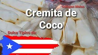 Cremita de Coco o Turón de Coco. Dulce Típico de Puerto Rico