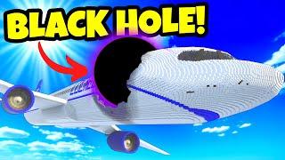 Spycakes & I Used a BLACK HOLE to Crash a Plane in Teardown Multiplayer!