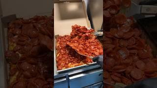 Part 1 of 2: You’ll never believe the amount of pepperoni they put on our pizza. #DEVOURPOWER