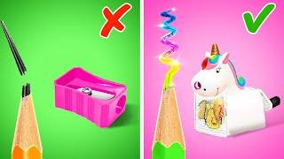 BACK TO SCHOOL DIY || Level Up Your School Life With Gadgets and Hacks by 123 GO! Planet