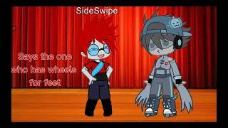 if RID Sideswipe met Bayverse Sideswipe