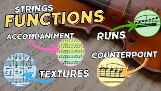 What can Strings Do? (other than melodies of course...)