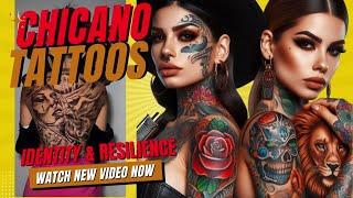 Portfolio of  Chicana Tattoos to show Identity & Resilience by artist: @rabiskotattoopiercingoficial