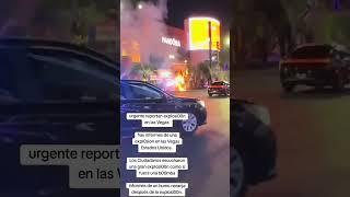 Explosión en Las Vegas. #protestas #vandalismo #trump