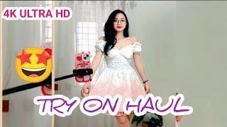 Try-On Haul in 4K | Transparent Lingerie & Bikini Looks You Have to See