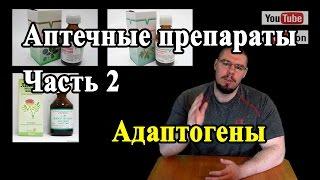 Аптечная фарма Часть 2. Адаптогены  Левзея Элеутерококк Женьшень