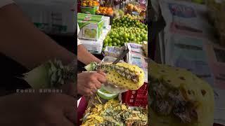 Pineapple Cutting Skills | Delhi Street Food | Indian Street Food