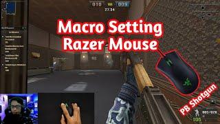 Setting Macro Mouse Razer Shotgun Point Blank