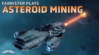 Asteroid Mining at a Refinery Station | Star Citizen 3.24 4K Mining Gameplay