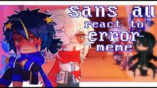 Sans au react to Bad Guys meme || ENG|RUS || part 2: Error || credit is the description ||