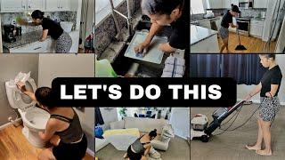 CLEAN WITH ME | MIDWEEK CLEANING MOTIVATION | COUCH, BATHROOM, KITCHEN, CARPETS + MORE!