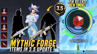 Next Mythic Forge Upgradable Guns & Mythic Suit Expected In 3.5 Update | Old Rare Is Back | PUBGM