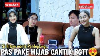 PRANK SHOLAWAT &NGAJI️SI HITAM MANIS DIPAKEIN HIJAB CANTIK BANGET