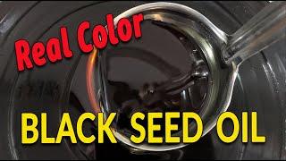 Real color of the natural black seed oil - BioNatal