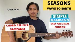 EASY GUITAR CHORDS (Seasons - Wave To Earth) (Guitar Tutorial) VIRAL! Simple!