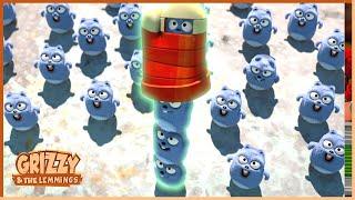 Magnetic Bear | Grizzy & the lemmings | 55' Compilation |  Cartoon for Kids |