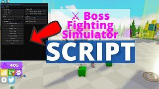 Boss Fighting Simulator New Auto Farm Script  AUTO CLICK  AUTO BOSS  AUTO SELL