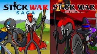 Сравнение кампаний Stick War Legacy и Stick War Saga!