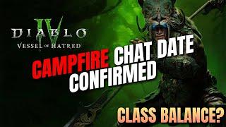 CAMPFIRE CHAT DATE CONFIRMED - Diablo 4 Expansion Countdown