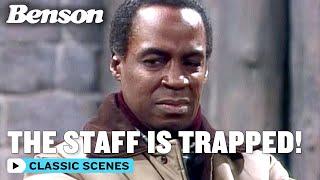 Benson | The Staff Gets Snowed In | Classic TV Rewind