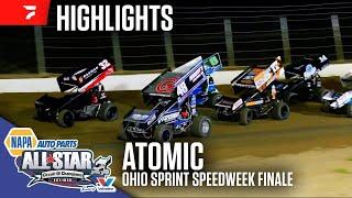 Ohio Sprint Speedweek Finale | All Star Circuit of Champions at Atomic Speedway 6/21/25 | Highlights