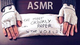 ASMR The Most CRINKLY Paper In The World NO TALKING for SLEEP