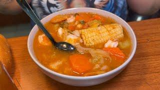 Caldo de camarón 