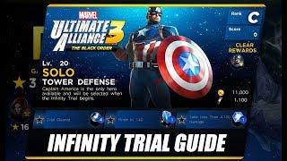 Captain America Costume Unlocked - Infinity Trial Guide - Marvel Ultimate Alliance 3 (MUA3)