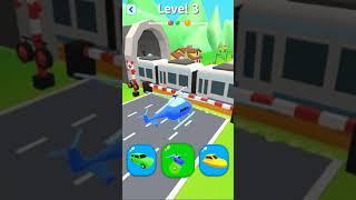 Shape shifting - Level 3 - #gameplayvideo #casualgames #runnergame #freeonlinegame #rushgameplay