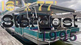 1995 Stardust 16’ x 77’ Widebody Houseboats For Sale by HouseboatsBuyTerry.com