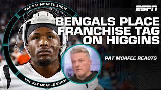  Pat McAfee reacts to the Bengals placing a franchise tag on Tee Higgins  | The Pat McAfee Show