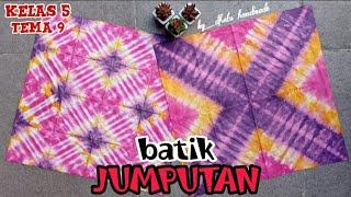 Cara Membuat Batik Jumputan 3 Warna Teknik Shibori || Batik Tie Dye || SBDP Kelas 5 Tema 9