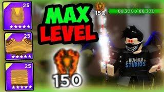 GETTING *MAX LEVEL* IN RUMBLE QUEST!! Legendary Set! | Roblox