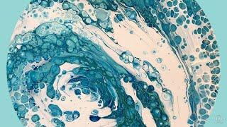 (188) How to Kiss Pour Acrylic Paint Pouring
