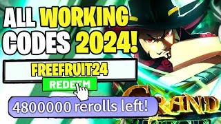 *NEW* ALL WORKING CODES FOR GRAND PIECE ONLINE IN 2024! ROBLOX GRAND PIECE ONLINE CODES