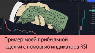 Пример прибыльной сделки при помощи индикатора RSI. Сколько я заработал?