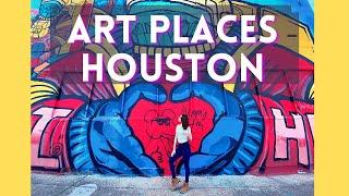 Best Art Places in Houston, Texas | Super Cool Street Art tour & more!