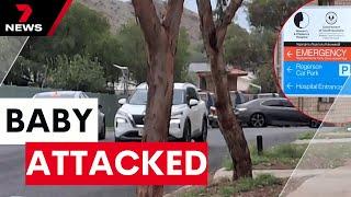 Outrage after tiny baby bashed alongside mother in Alice Springs | 7NEWS