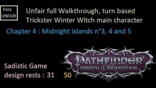 Pathfinder WOTR Unfair walkthrough 50 Chapter 4 : Midnight Island 3, 4 and 5