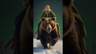 Grandma Rides a Bear into Battle… Then Inflates Out of Control 