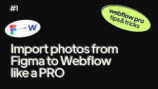 How to Export images from Figma to Webflow like a PRO