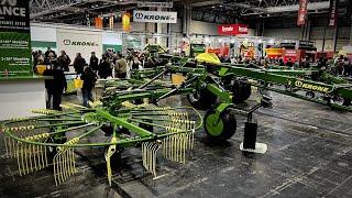 LAMMA Show 2024 Highlights: KRONE Agriculture TC1570 four-rotor rake